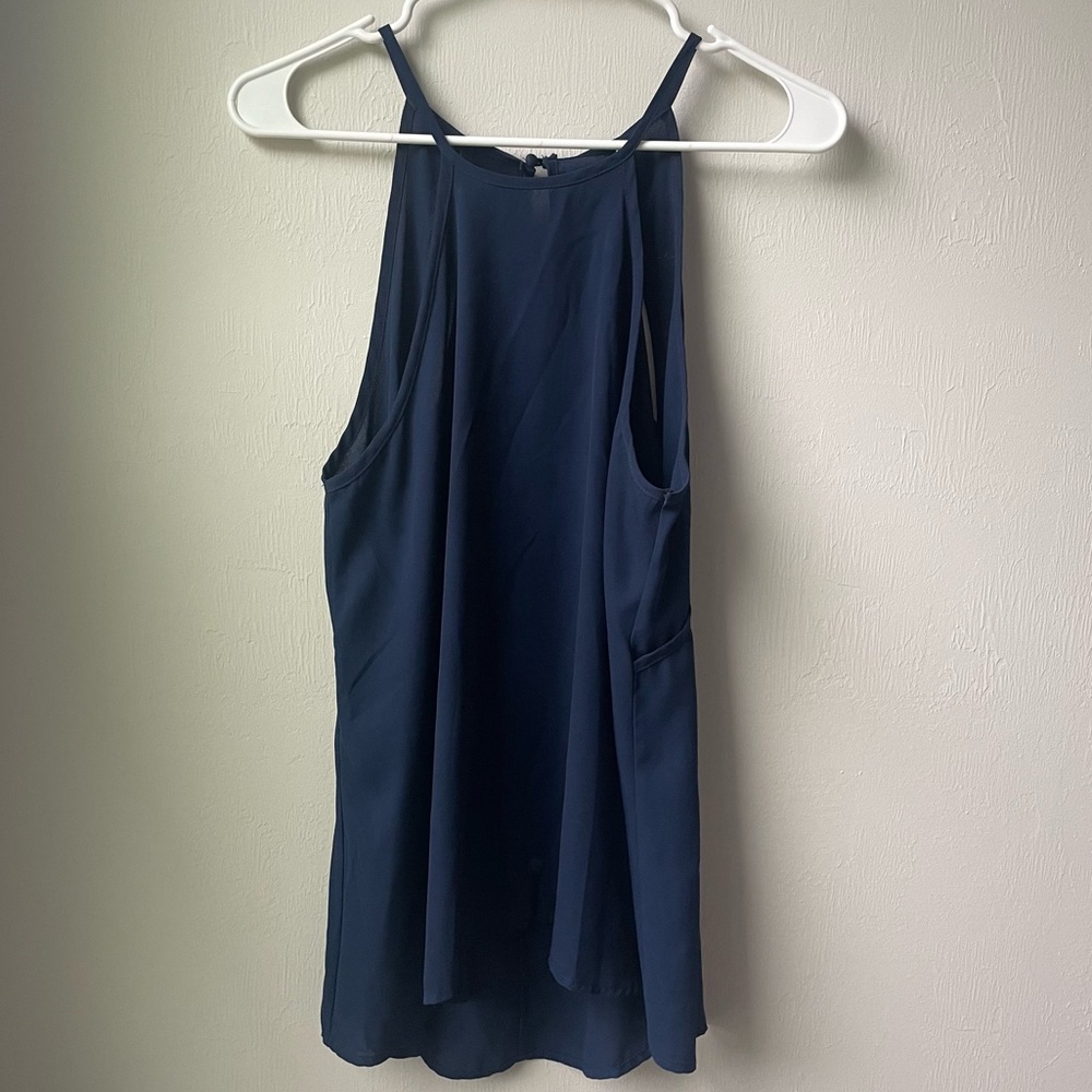 Navy blue blouse